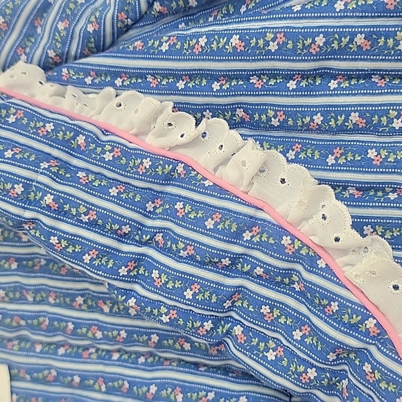 Blue Striped Women's Robe - Picture 5 of 9